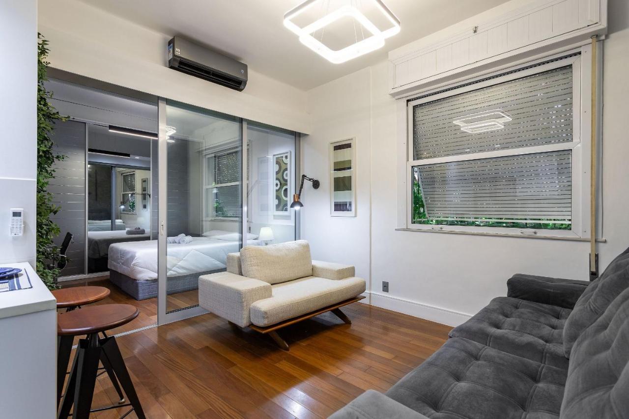 Apt Charmoso Completo Com Ar Condicionado No Leblon ริโอเดจาเนโร ภายนอก รูปภาพ