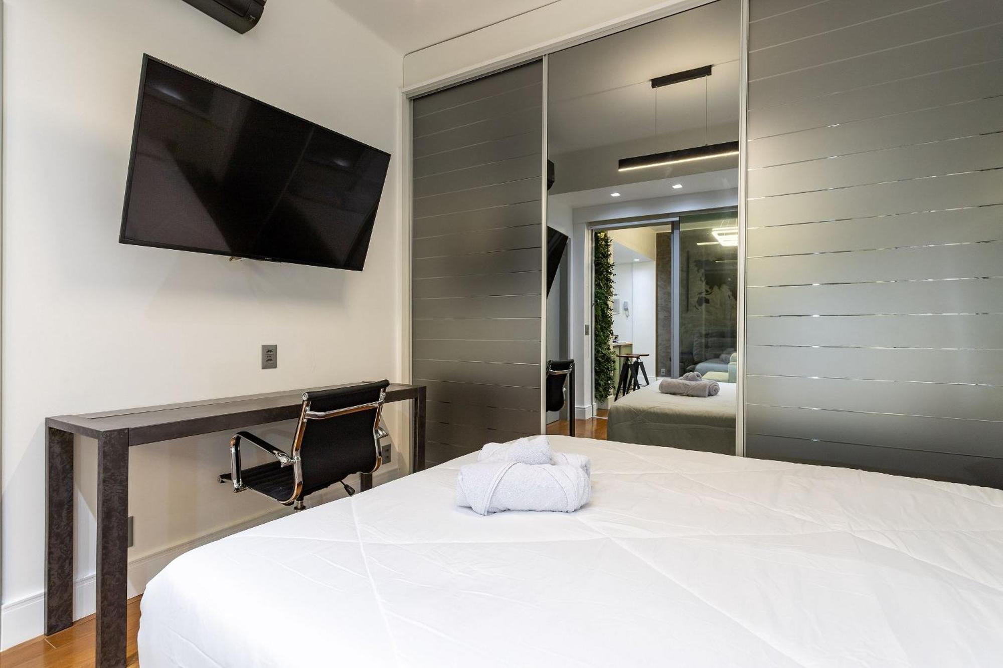 Apt Charmoso Completo Com Ar Condicionado No Leblon ริโอเดจาเนโร ภายนอก รูปภาพ