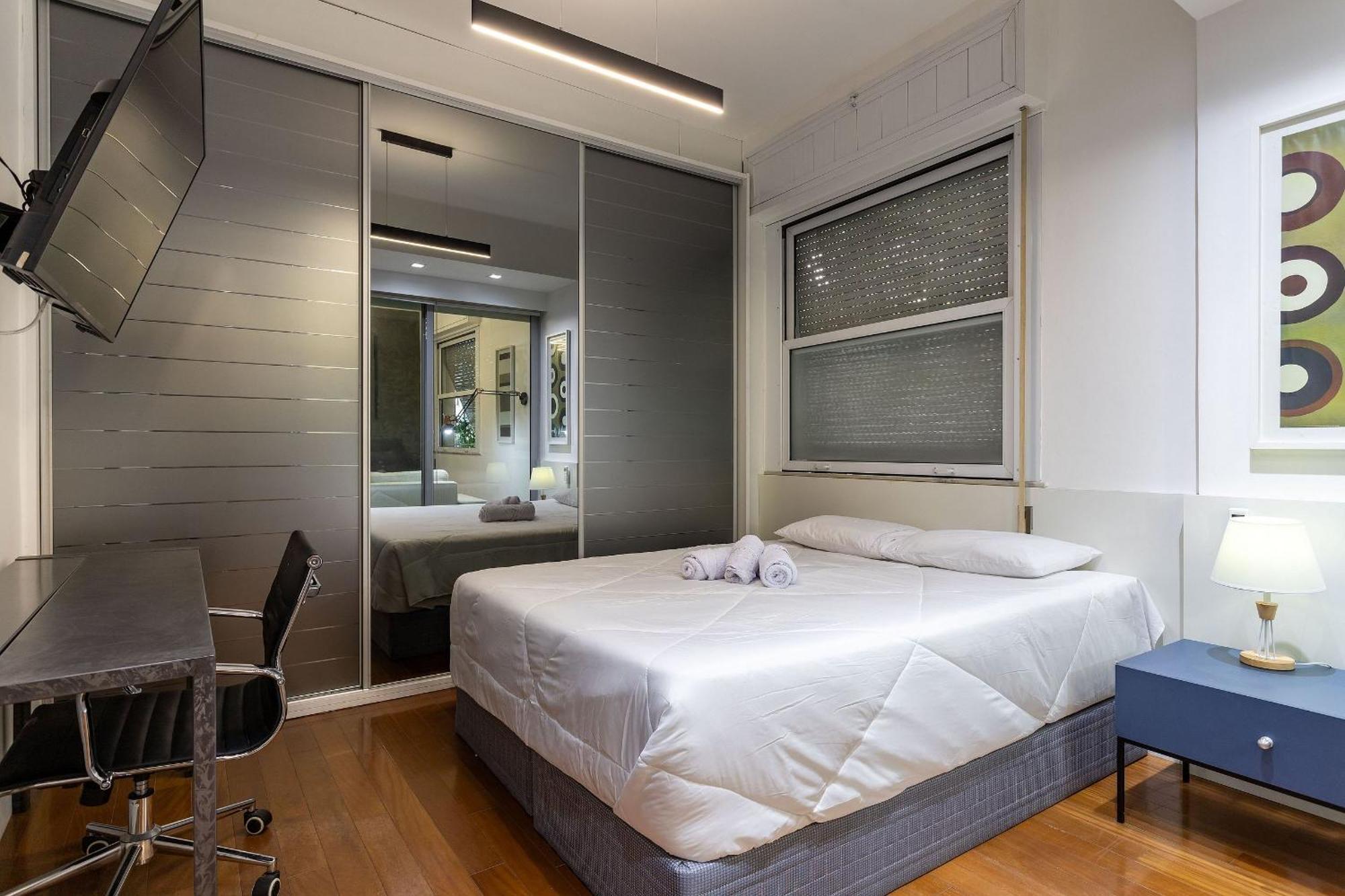 Apt Charmoso Completo Com Ar Condicionado No Leblon ริโอเดจาเนโร ภายนอก รูปภาพ